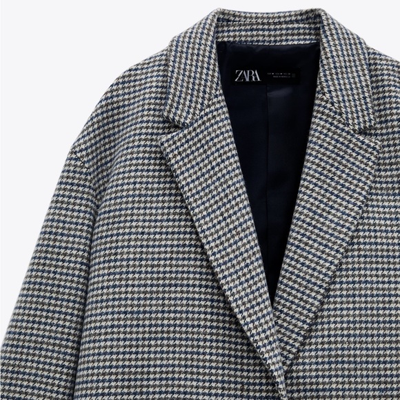 Zara | oversized buttoned coat - Picture 16 of 16